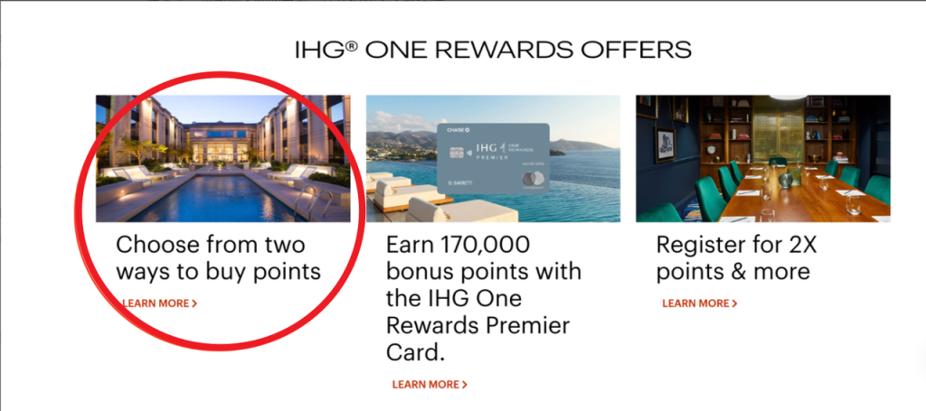 购买IHG One Rewards积分可获100%奖励【限时活动】插图1 购买IHG One Rewards积分可获100%奖励【限时活动】插图1